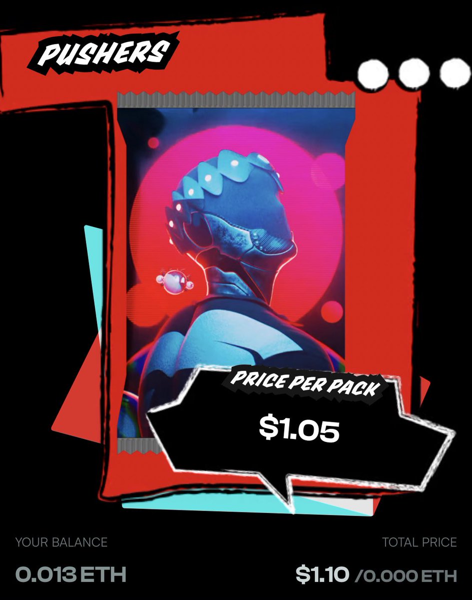 Push- (on farcaster) (@push_gfx) on Twitter photo What happened so far:
> pack price is already at 2x
> someone already made a bag by simply collecting
> firts legendary was pulled
This toll is simply INSANE.
A neverending round of applause to <a href="/hi_im_nico/">nicolette duclare (Nico.vibe)</a> for building the ultimate NFTs comeback tool, delivering hella value What happened so far:
> pack price is already at 2x
> someone already made a bag by simply collecting
> firts legendary was pulled
This toll is simply INSANE.
A neverending round of applause to <a href="/hi_im_nico/">nicolette duclare (Nico.vibe)</a> for building the ultimate NFTs comeback tool, delivering hella value