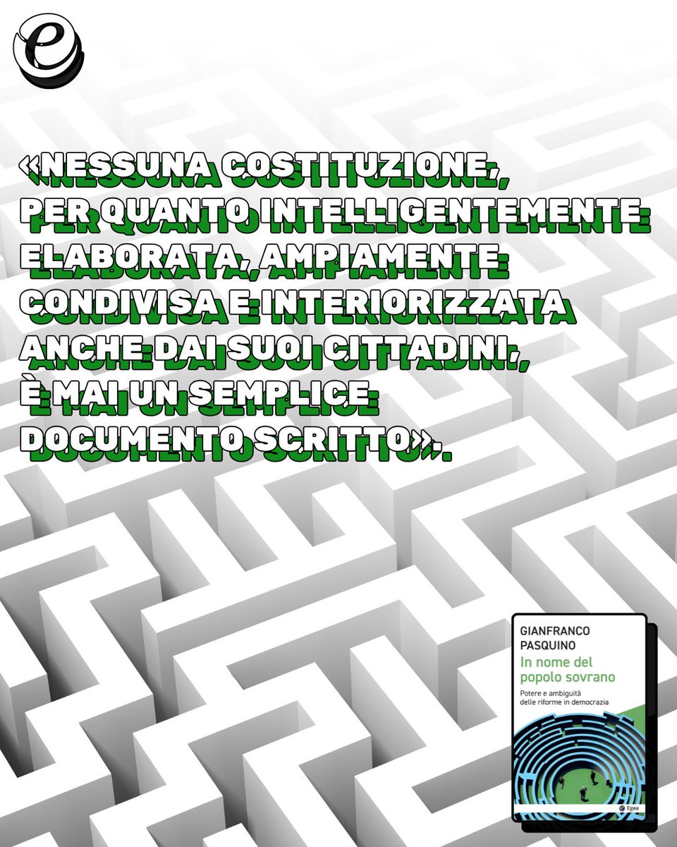 Egea (@egeaonline) on Twitter photo ✒ Gianfranco Pasquino, “In nome del popolo sovrano – Potere e ambiguità delle riforme in democrazia” 👉 tinyurl.com/InNomeDelPopol…
<a href="/GP_ArieteRosso/">Gianfranco Pasquino</a> ✒ Gianfranco Pasquino, “In nome del popolo sovrano – Potere e ambiguità delle riforme in democrazia” 👉 tinyurl.com/InNomeDelPopol…
<a href="/GP_ArieteRosso/">Gianfranco Pasquino</a>