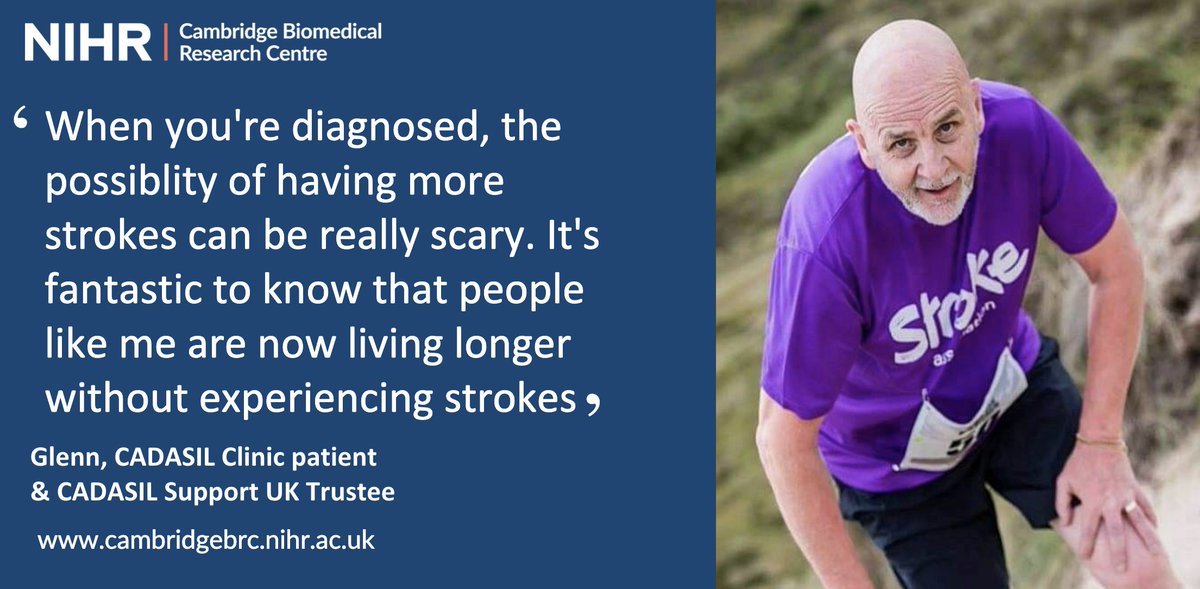 CambridgeBRC's tweet image. 👉 Learn how a specialist clinic @CUH is providing greater awareness and tailored care for those diagnosed with CADASIL, a rare disorder which can cause strokes.
👉Awareness has delayed symptom onset by 5y
👉bit.ly/46FUVG4
@Cambridge_Uni @NIHRresearch @Cadasilsupport1