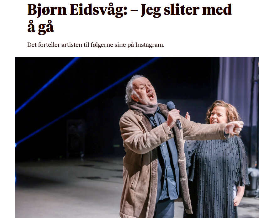 🎵Eg ser du har det vondt, men eg kan ikkje fiksa prolapsen i ryggen for deg, du må fiksa den sjøl(sammen med helsepersonell). Men eg kan fiksa den med deg🎵