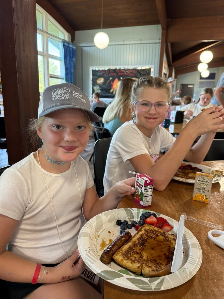 CCoholo's tweet image. A HUGE thank you to Gretna Knights of Columbus for coming out (like you do every year!) and cooking up the campers’ absolute favorite breakfast of the week! 😍✨
You fill our bellies and our hearts — camp wouldn’t be the same without you! ❤️🙏🌞