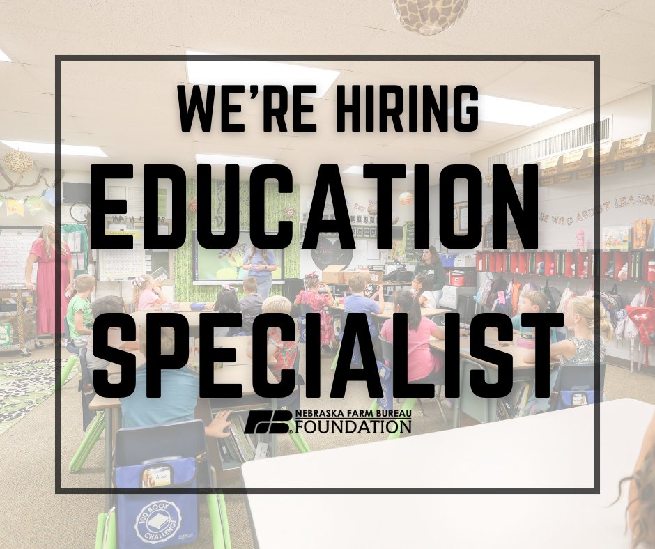 Come join our team! We are hiring another Education Specialist in Western half of the state! If you love agriculture, kiddos, and education- this maybe the fit for you! Check out the listing here: indeedhi.re/4lncL5c