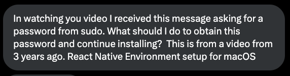VadimNotJustDev's tweet image. Does anyone know the password for sudo?