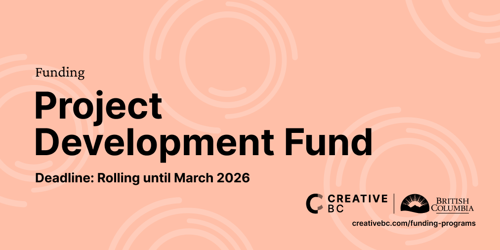 creativebcs's tweet image. Applications are now open for the Project Development Fund program.
This program enables B.C.-owned and controlled production companies to build on development commitments secured from broadcasters, distributors and funding agencies.
Learn more: creativebc.com/funding-progra…