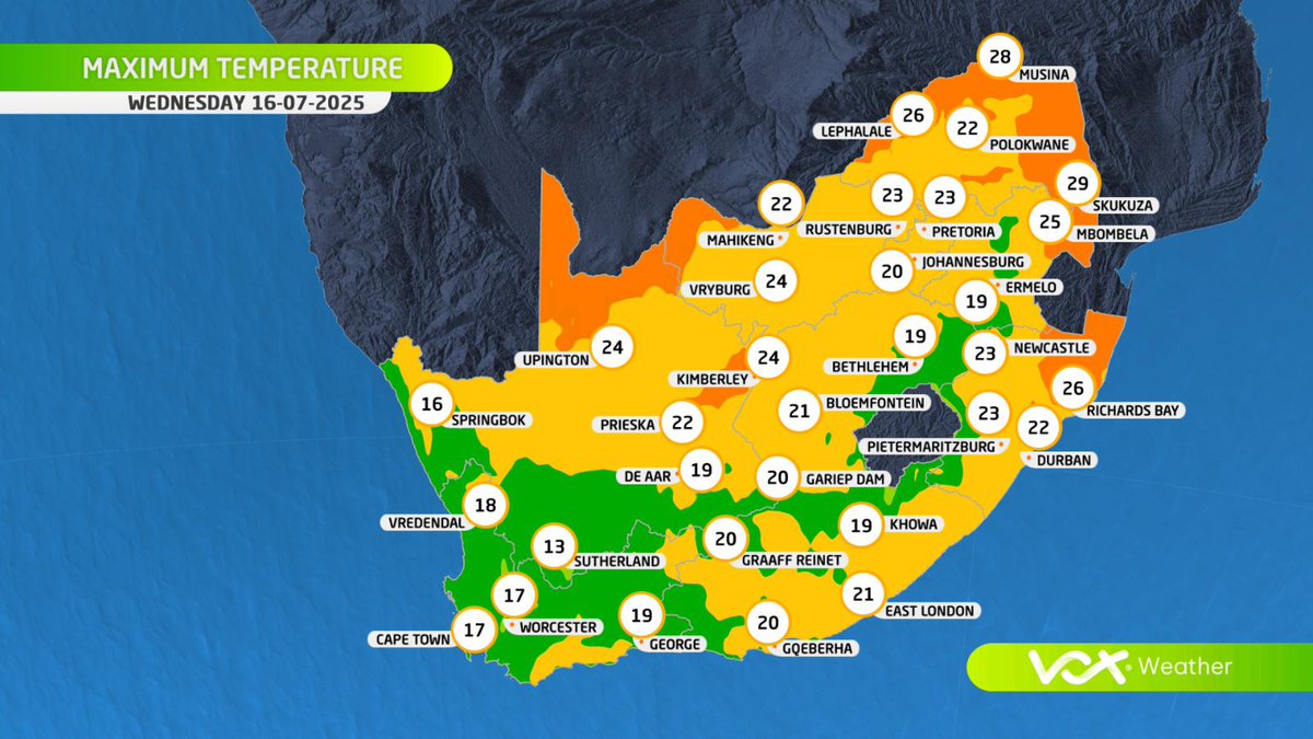 16 July | Vox Weather’s daily forecast

👉africanfarming.com/tiny/5416