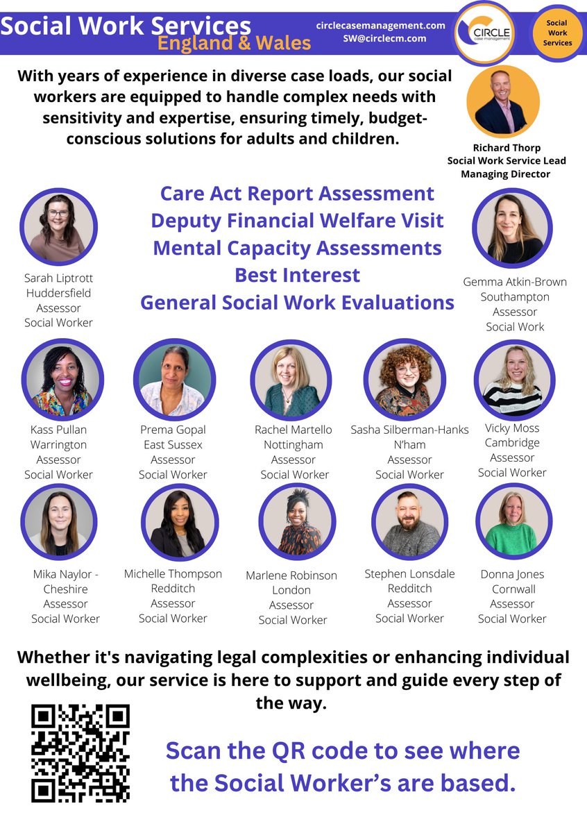 Deputies – need fast, cost-effective social work support you can trust?
Fixed-fee Care Act assessments
Quick deputy financial visits
Court-ready reports in 7–14 days
National coverage across England &amp; Wales
Qualified, trusted professionals
#CircleCM