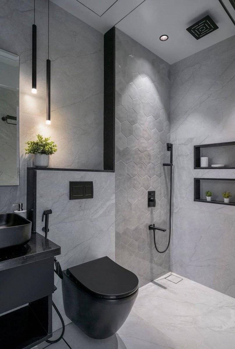 اللون الرمادي مع الاسود