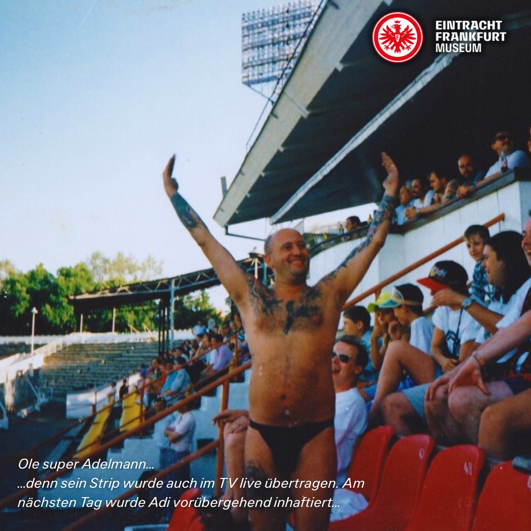 UI-Cup 1995: Adi Adelmann wird eingekerkert! 🫣 

#efmuseum #SGE #SGEschichte #UICup