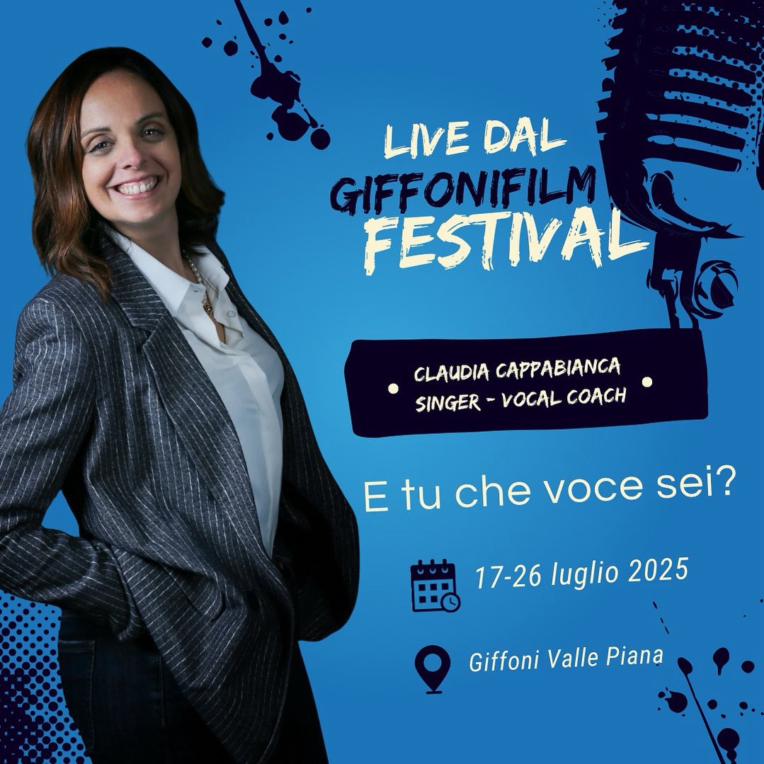 clakappa's tweet photo. E tu che voce sei? 
#giffoni55 #vocalcoach https://t.co/2VqF8EkBF4