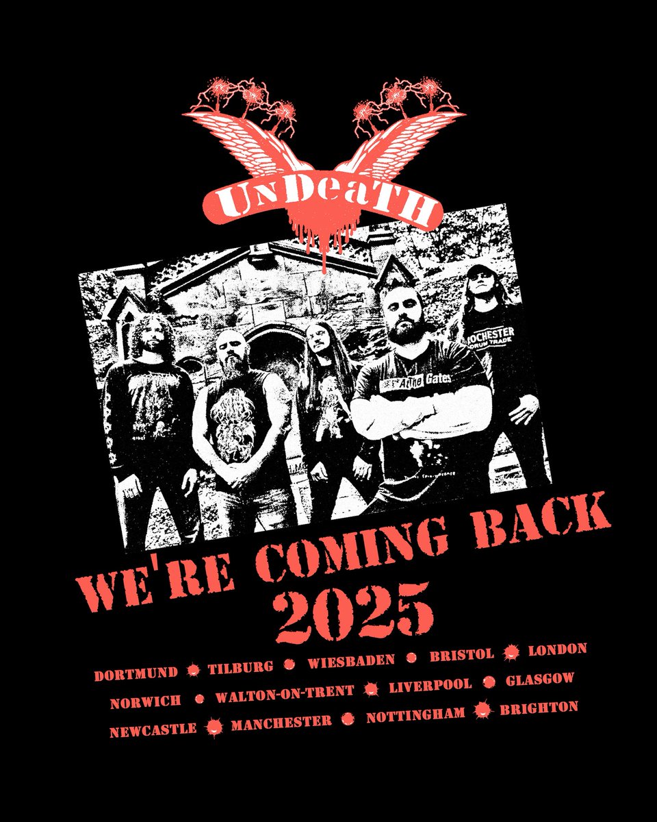 undeathNY's tweet image. We’re leaving for our EU/UK summer tour with @CSDeathmetal, @MutagenicHost and @MammothGrinder (on select dates) in like two weeks. Crazy.
Tickets to all shows are available RIGHT NOW at the link in our bio. Grab yours now and we’ll see you on the frontlines.