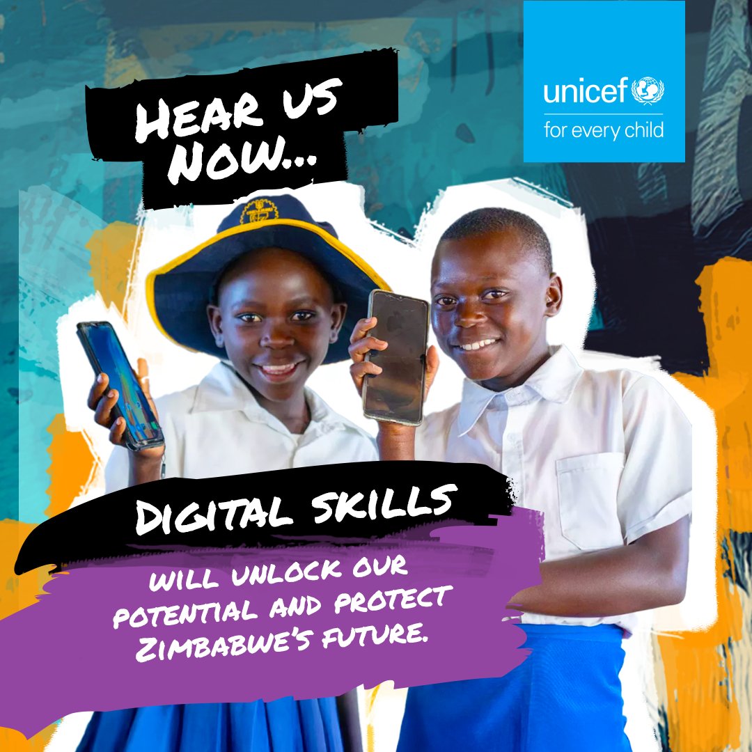 UNICEFZIMBABWE's tweet image. On this #WorldYouthSkillsDay, we celebrate the transformative power of skills.
In 🇿🇼, young people are leading change — from digital innovation to climate action. By investing in TVET, digital learning & entrepreneurship, we’re building a future where every youth can thrive.