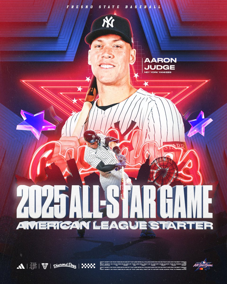 FresnoStateBSB's tweet image. From Diamond 'Dog to MLB All-Star ⚾️
Watch the 95th MLB #AllStarGame live from Atlanta at 5 pm PT on @MLBONFOX!
#DiamondDogs @MLB