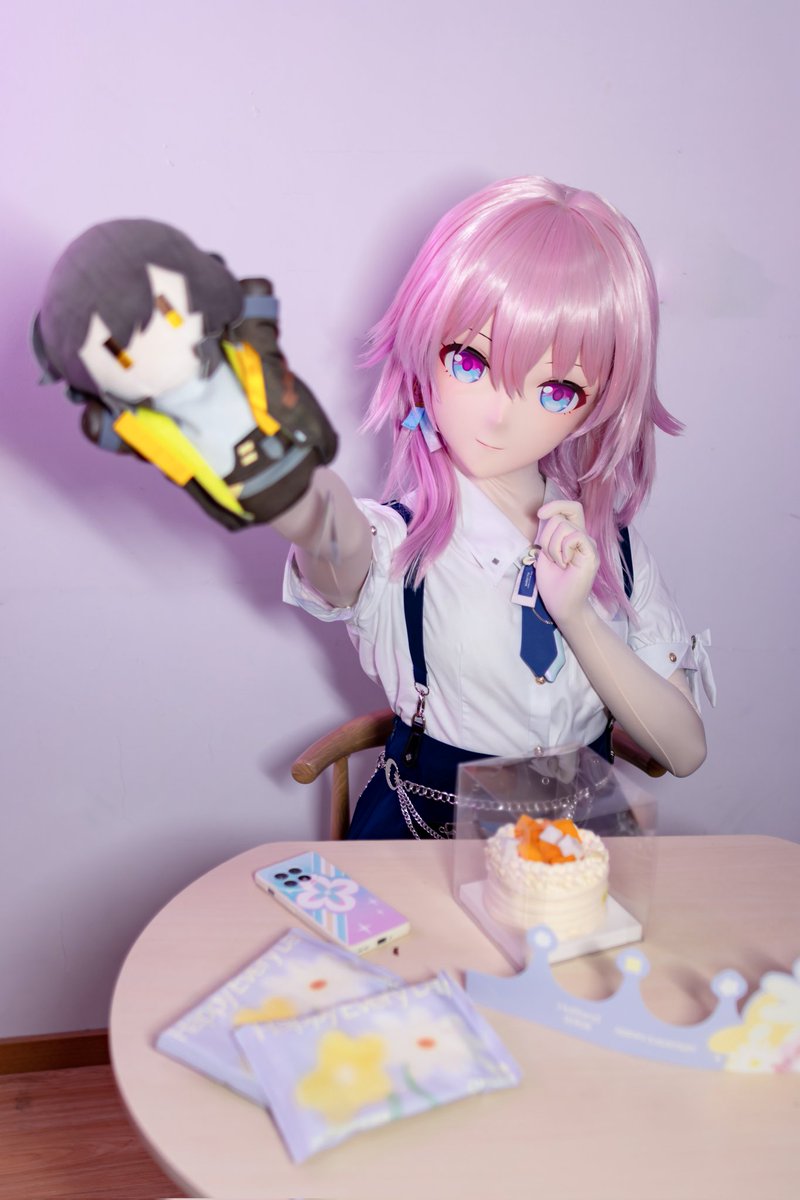 #kigurumi 
#HonkaiStarRail 
#三月七 
发发之前的生日老图

📷：<a href="/FengZhi_LQ/">风止灬群花落</a>
