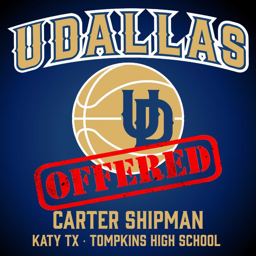 So blessed to have received an offer from the University of Dallas. Thank you Coach Grahn, and staff for giving me this opportunity. Glory to God