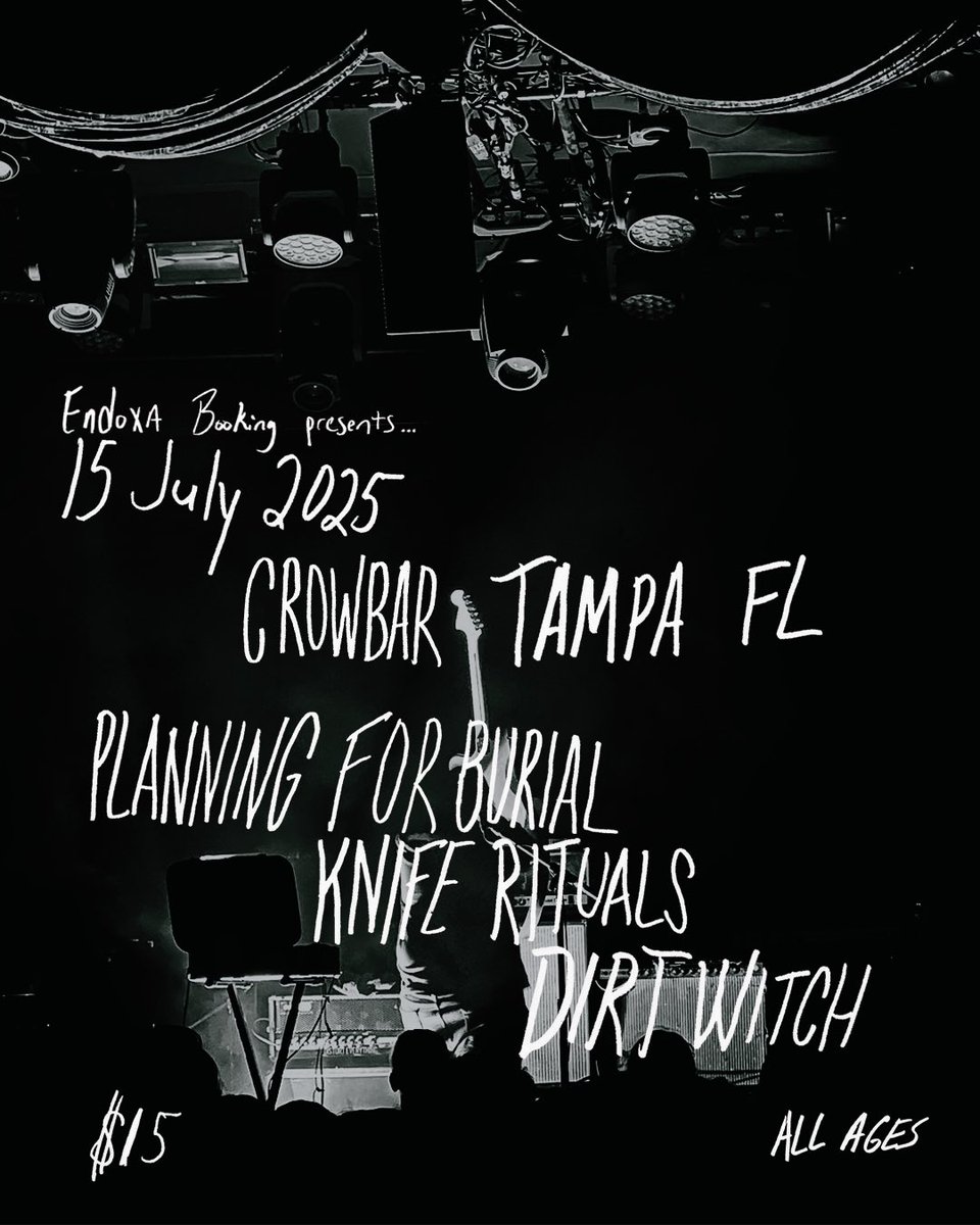 inmemoryofthom's tweet image. Dipping into Florida for a few days. Tampa tonight at Crowbar, tomorrow in Orlando at Conduit.