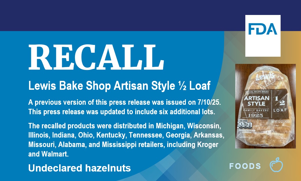 FDArecalls's tweet image. View the complete details on this updated recall at: fda.gov/safety/recalls…