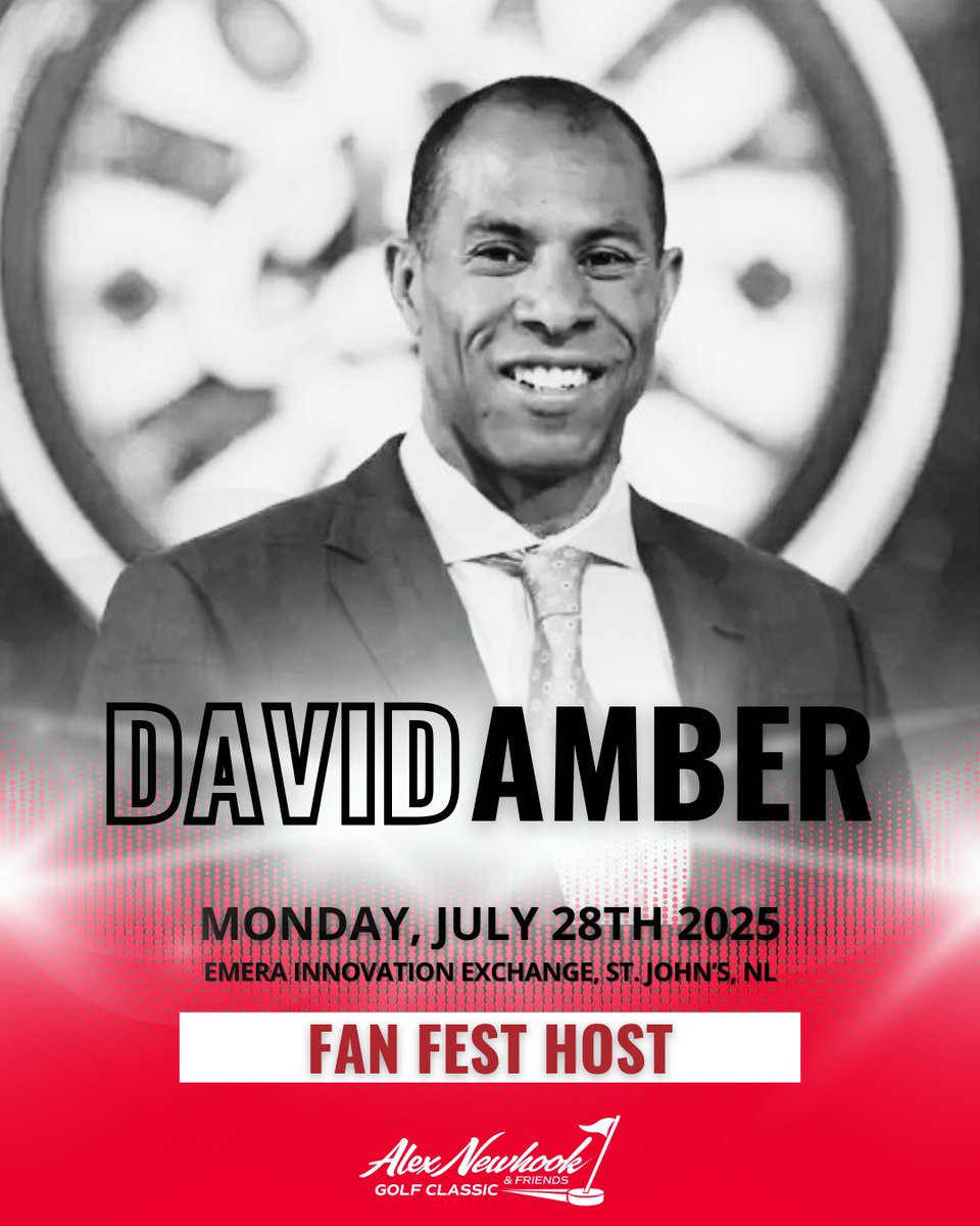 Alex Newhook Golf Classic (@angolfclassic) on Twitter photo We’re proud to welcome David Amber - studio host of Hockey Night in Canada and the NHL on Sportsnet - as this year’s Fan Fest Host for the Alex Newhook & Friends Charity Golf Classic! ⛳🎉
<a href="/DavidAmber/">David Amber</a> <a href="/AlexNewhook_/">Alex Newhook</a> We’re proud to welcome David Amber - studio host of Hockey Night in Canada and the NHL on Sportsnet - as this year’s Fan Fest Host for the Alex Newhook & Friends Charity Golf Classic! ⛳🎉
<a href="/DavidAmber/">David Amber</a> <a href="/AlexNewhook_/">Alex Newhook</a>