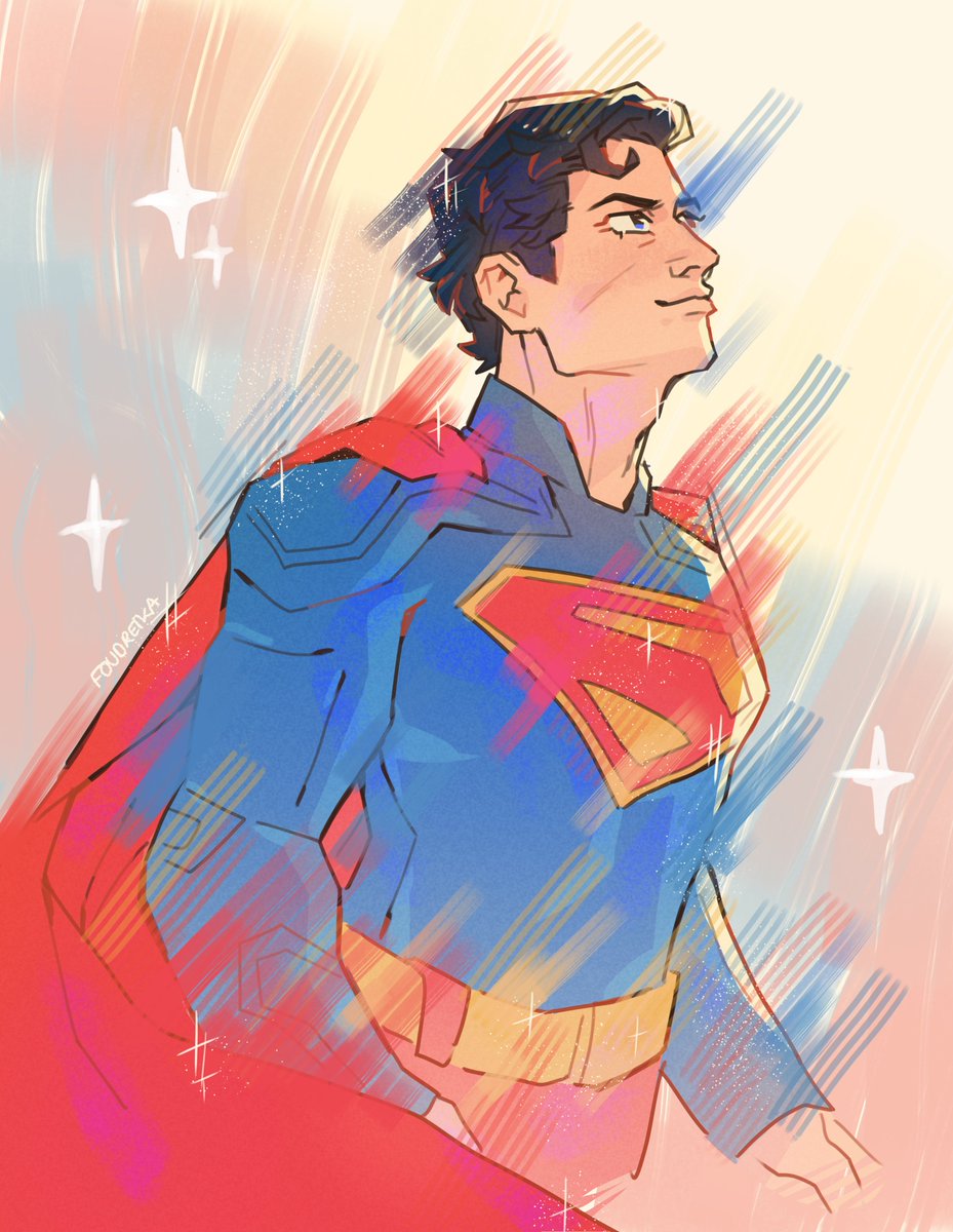 Foudreika's tweet image. More kinda study sketchy!!!
Will try to draw my man Mr.Terrific next..... 
#Superman