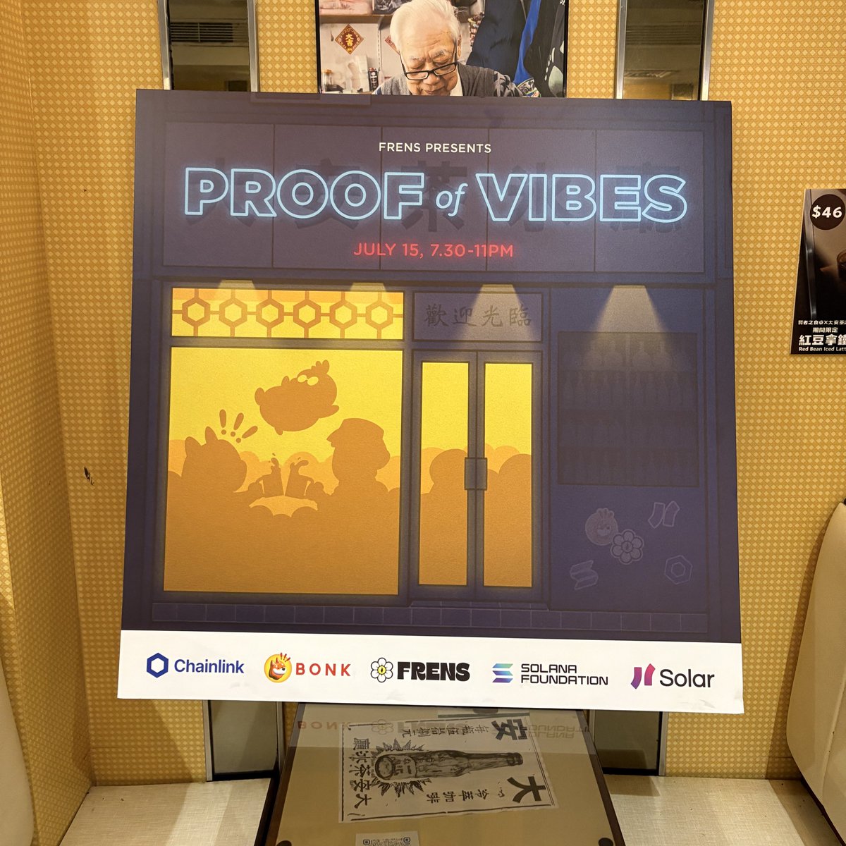 Great event tonight with <a href="/bonk_inu/">BONK!!!</a> <a href="/chainlink/">Chainlink</a> <a href="/Solana_zh/">Solar (Solana中文社群)</a> and most importantly my fellow <a href="/hkfrens/">FRENS</a> fam.

Cocktail, herbal tea, local beer &amp; egg tart in a cha chan teng aren't something you expect in a web3 event, but tht's the vibe that brings people tgt. 

It's just the beginning