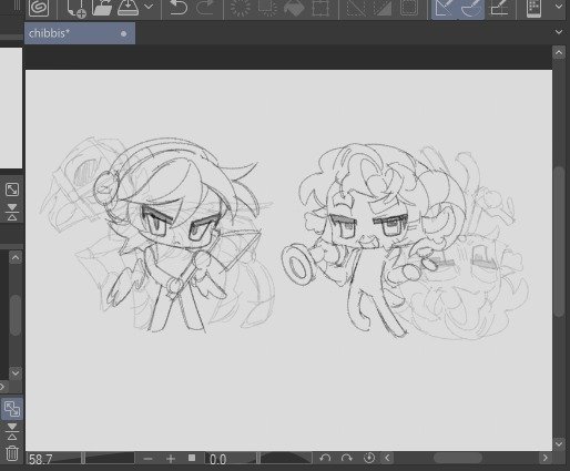pyukurro's tweet image. Here is how the chibi sketches looks like so far! My insta followers voted for skeleton horse! I plan to make 2 more w a different art style for u guys to vote later. #wipart