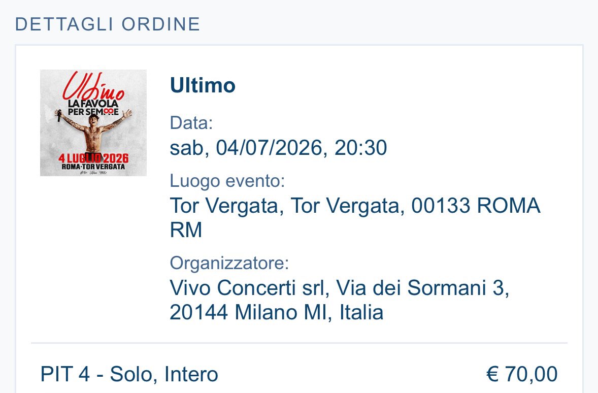 WAR IS FUCKING OVER
NON SARÒ IN PIT3 (l’album che mi rappresenta), MA CHI SE NE FREGA
CI SI VEDE A TOR VERGATA 🥹🩵
#LaFavolaPerSempre