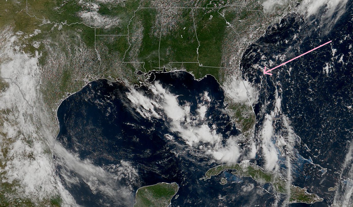 iCyclone's tweet image. Mixed vibes from #Invest93L. On one hand, clear & persistent cyclonic turning with apparent center & favorable conditions ahead in Gulf. On other hand, models hate it—global models, hurricane models, intensity guidance, etc. (Even ICON gave up on it.) Lots of rain either way.