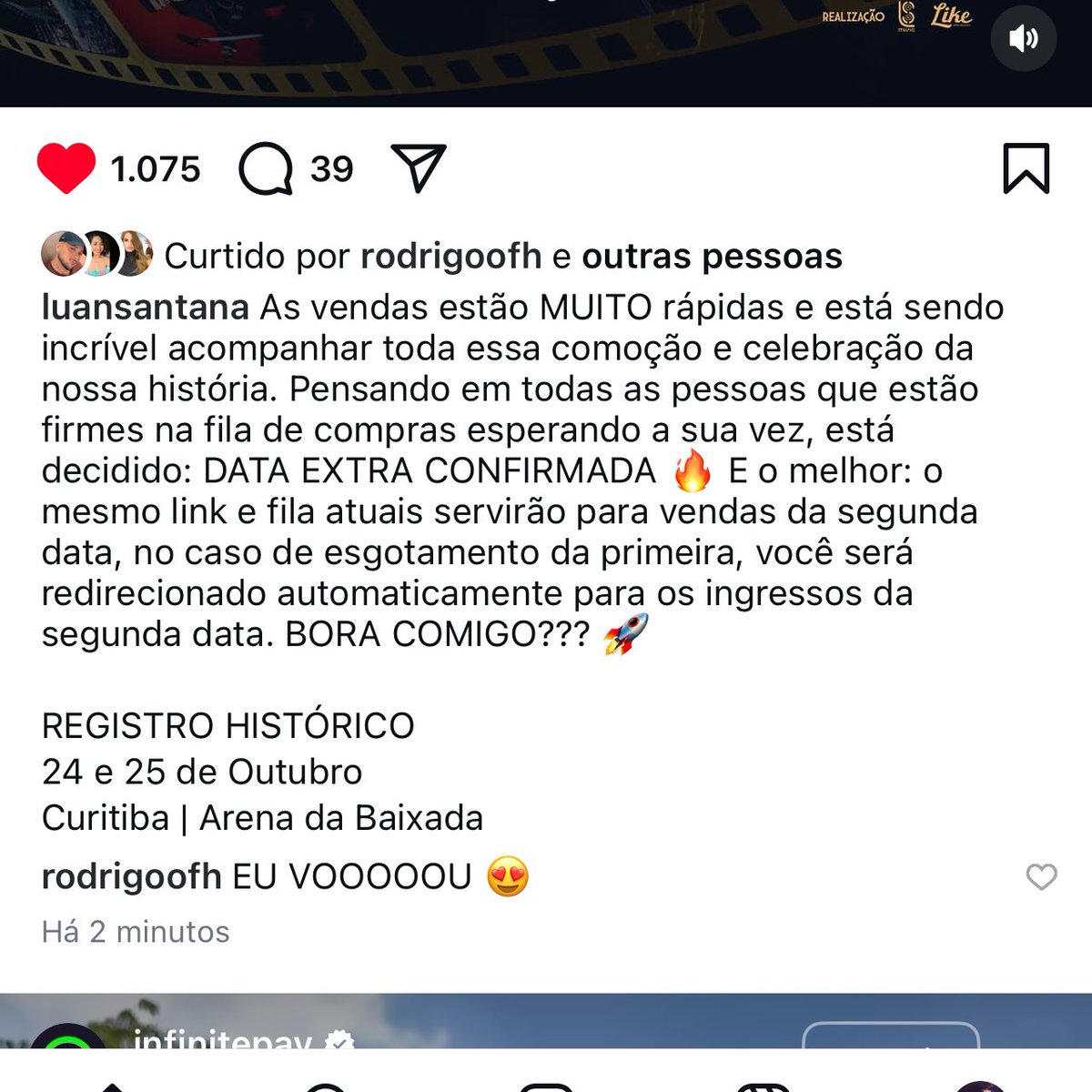 Como assim, Luan? Data extra? Como?