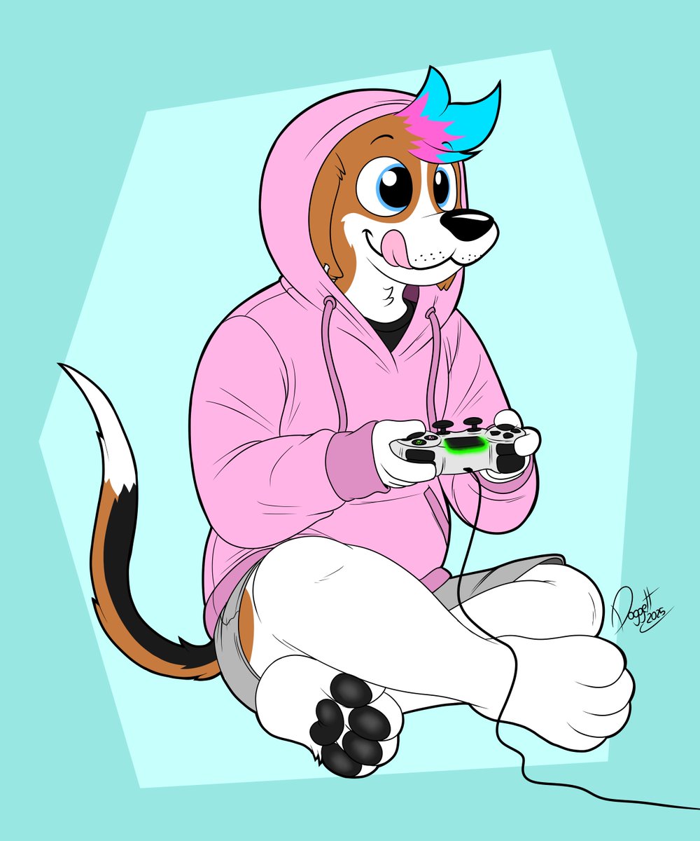 Richie Beagle
Art for <a href="/RichieBeagle/">RichieBeagle</a> 💜

#art #furry #furryart #beagle
