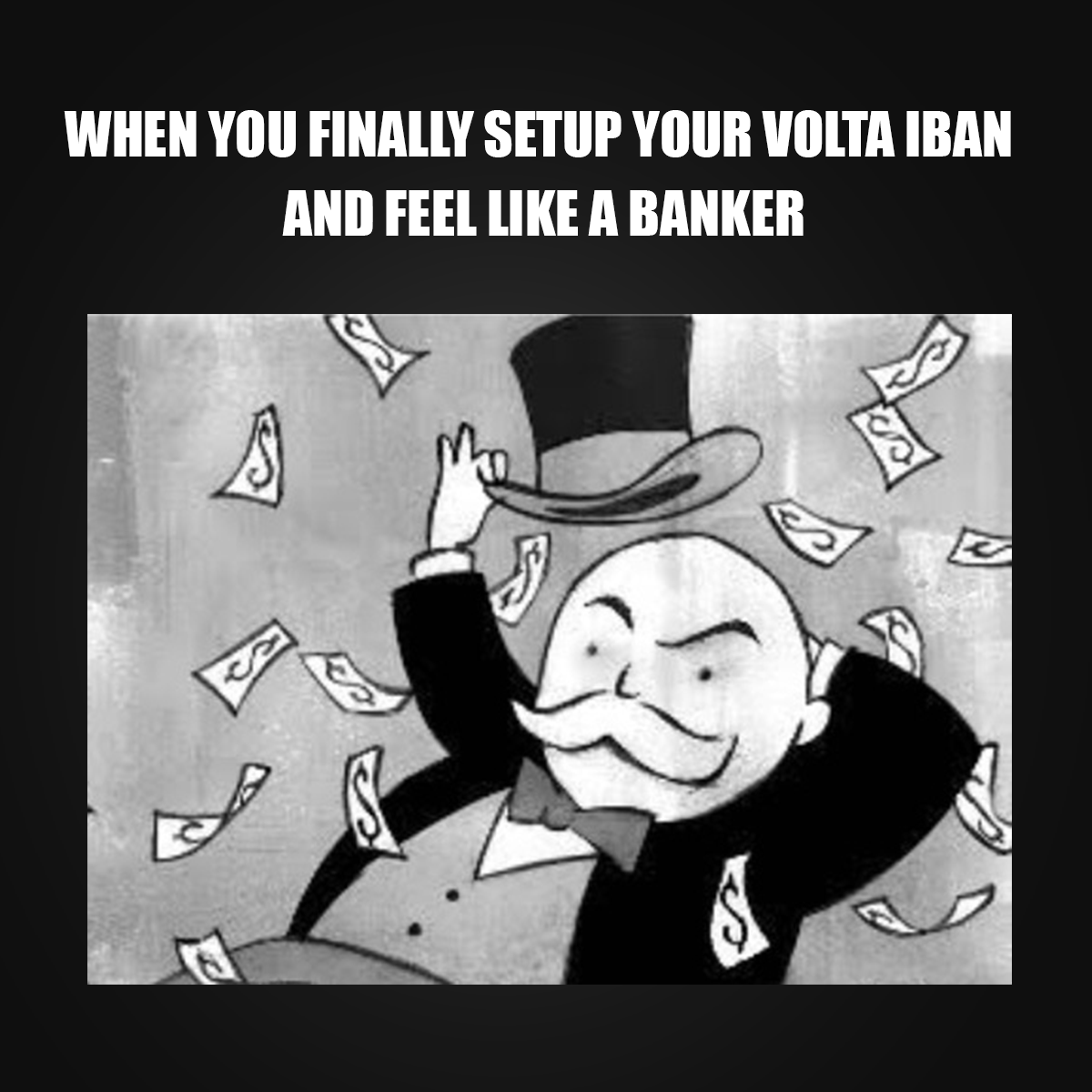 VoltaWallet's tweet photo. When you realize your Volta IBAN isnβt just a bank account, itβs a power move πΈ
Deposit. Buy. Flex.
https://t.co/MmNHtssIOe
#VoltaWallet #CryptoBanker #IBANFlex #MonopolyMode #VoltaIBAN #DigitalBanking https://t.co/cedvhzKsgp
