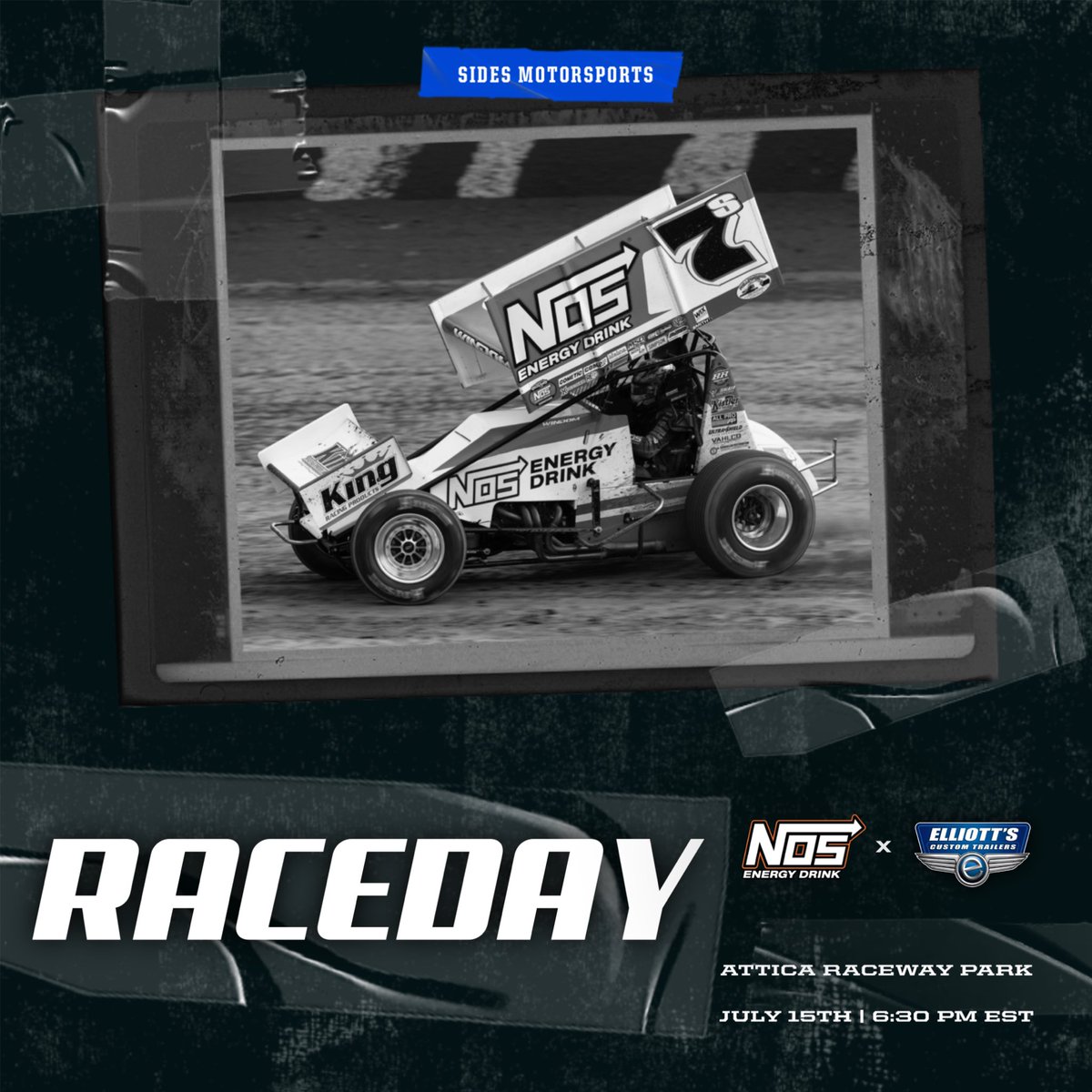 Raceday!

We are headed to <a href="/atticaracewyprk/">Attica Raceway Park</a> for tonight’s running of the <a href="/braddoty18/">Brad Doty</a> classic. What a great way to honor a legend who continues to pour into the sport we all love. 

🏎️ <a href="/WorldofOutlaws/">World of Outlaws</a> 
📺 <a href="/dirtvision/">DIRTVision</a> 
🕰️ 630 EST / 530 CST
⏱️<a href="/MyRacePass/">MyRacePass</a> 
🛍️ sidesmotorsports.com/shop/