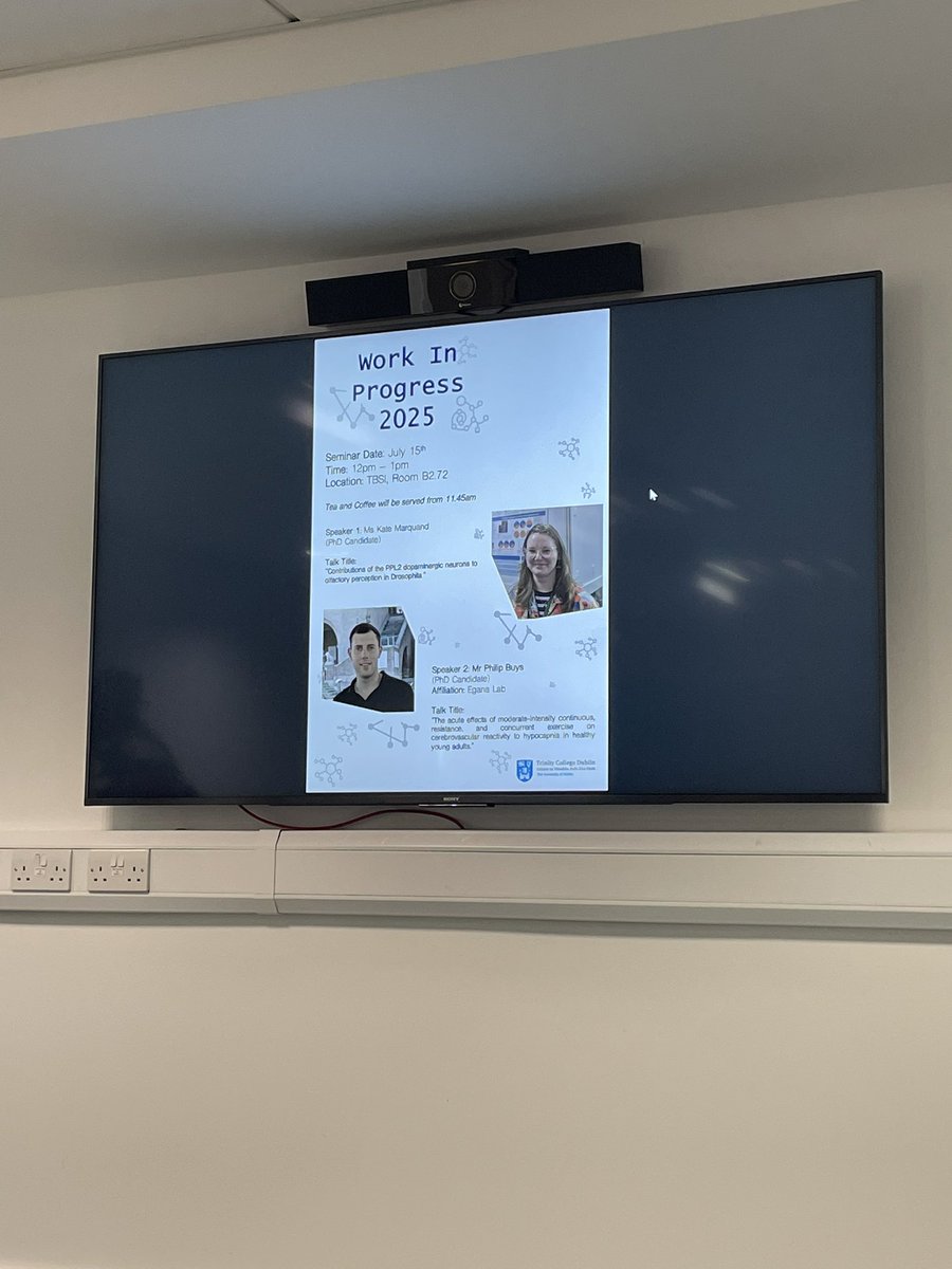 THRIVE_TCD's tweet image. One of our PhD students gave a great work-in-progress talk today, sharing early results and sparking some lively discussion. Always exciting to see ideas take shape! @philipbuys01 @TCDPhysiology