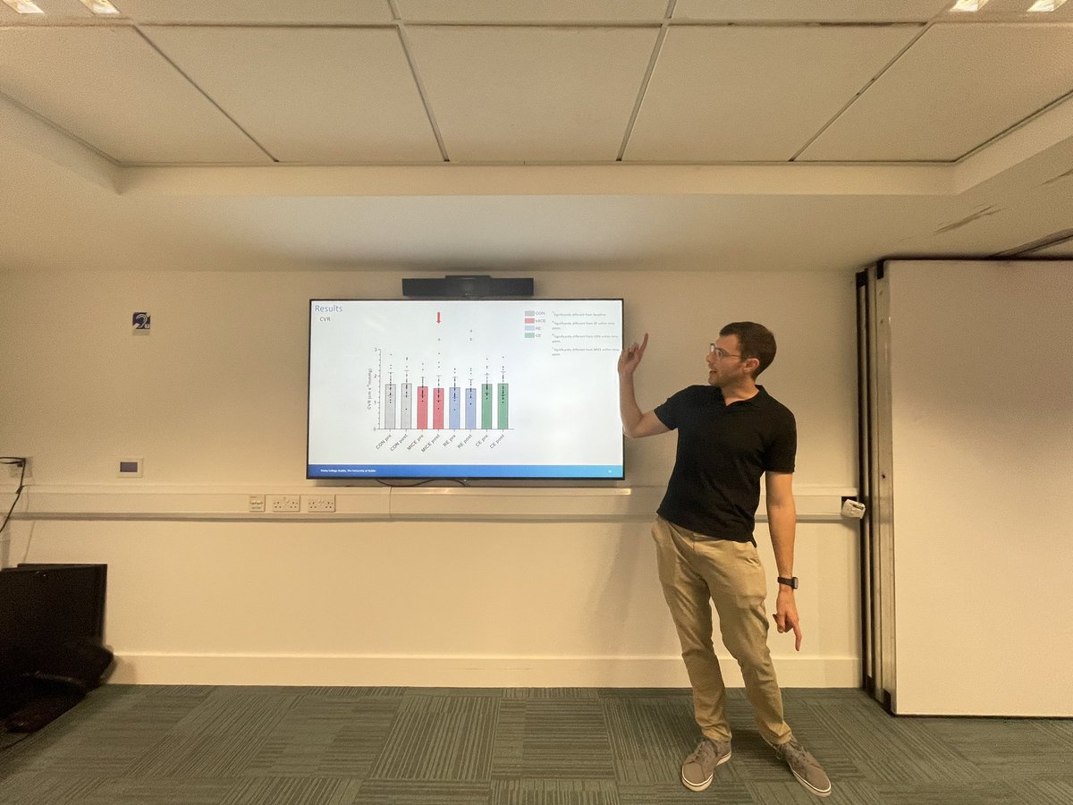 THRIVE_TCD's tweet image. One of our PhD students gave a great work-in-progress talk today, sharing early results and sparking some lively discussion. Always exciting to see ideas take shape! @philipbuys01 @TCDPhysiology