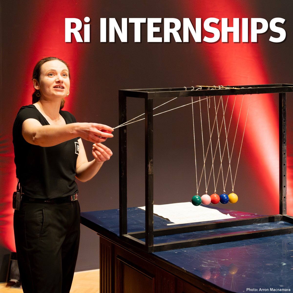 Ri_Science's tweet image. There are SEVEN different internship opportunities for PhD students to join us next year! 🎓
Inspire young minds in our science workshops or participate in the world-famous Christmas Lectures — there's always something exciting at the Ri.
Learn more: rigb.org/about-us/work-…