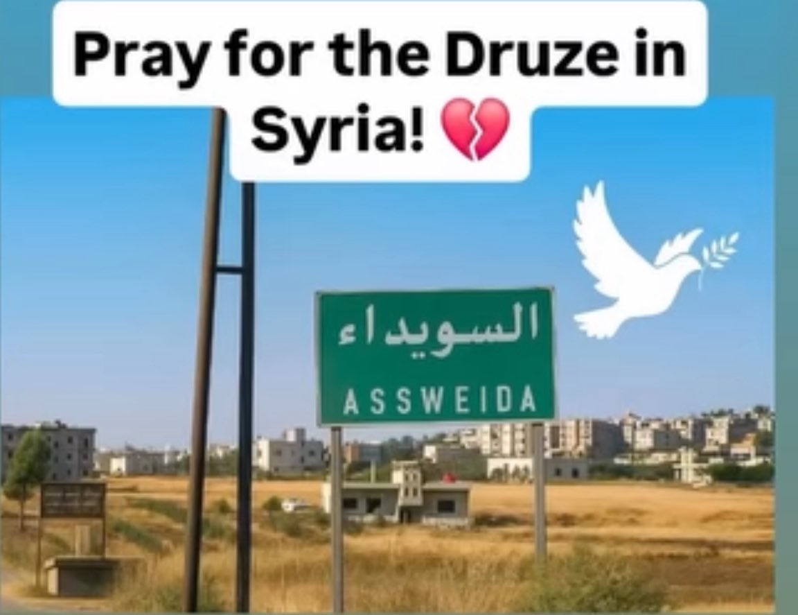 🚨⚠️Why the World’s Silence on the Druze Is a Disgrace:

    1.    The Druze have NEVER waged war. Never attacked anyone. A peaceful, defenseless minority.
    2.    They preach no hate, hold no violent ideology — yet they’re targets.
    3.    Protecting them isn’t charity —