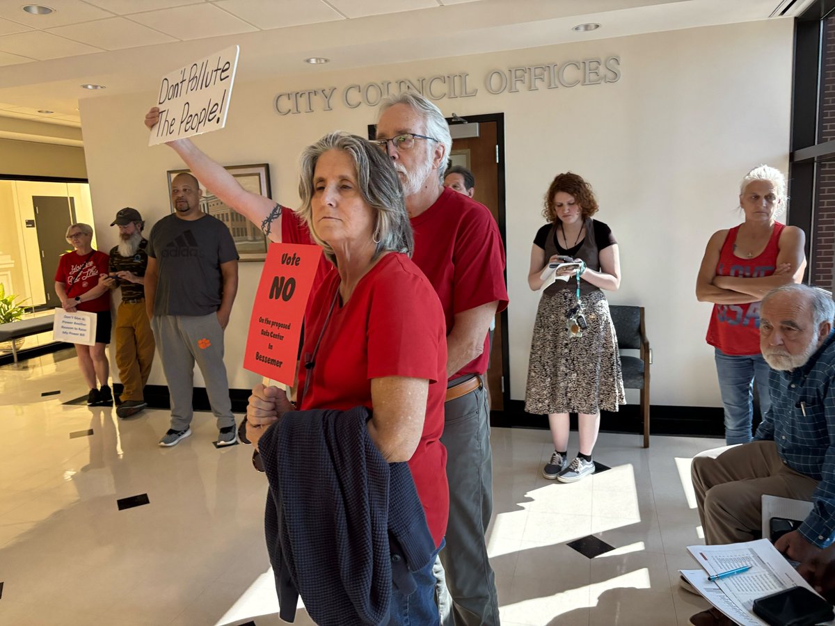 AlabamaRivers's tweet image. GOOD NEWS! The motion to vote today FAILED at the Bessemer City Council! The same motion will be reconsidered next meeting but the community SPOKE and they were HEARD! THANK YOU to everyone who sprung into action! Stay tuned for next steps!