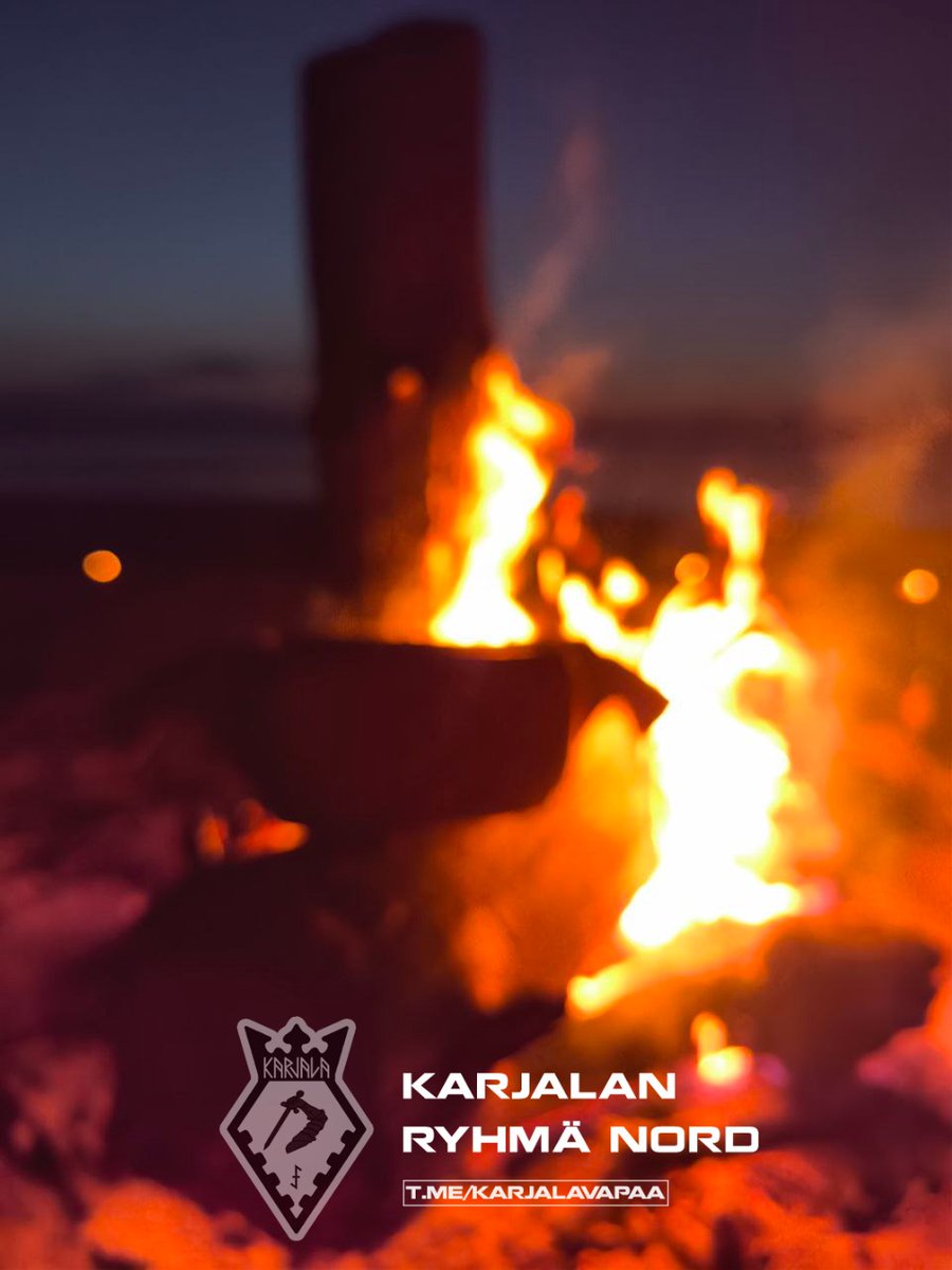 KarjalanNORD's tweet image. Summer has crossed its calendar Rubicon. In remembrance of the Solstice rite, NORD honors those who left and did not return. Their shadow stands behind their brothers-in-arms; their light shines in the dawn of days to come.
#FreeKarelia