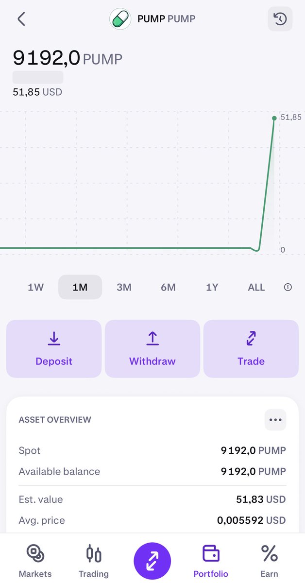 tonybearbrick's tweet image. Just would like to thank @krakenfx for airdropping a nice $50 worth of $PUMP as a compensation for not having been able to invest in the presale.
It is the only CEX that has done this afaik.
Thanks again!