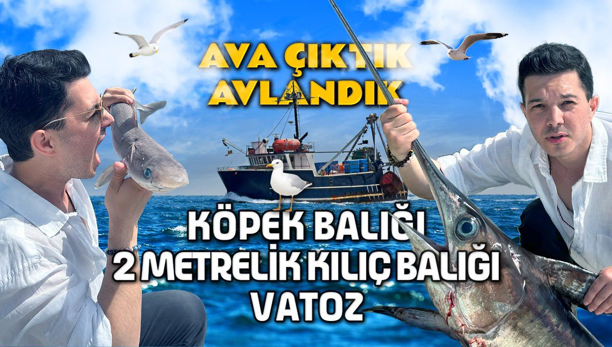 Köpek balığı, kılıç balığı, vatoz!
Gökçeada’da tehlikeli av, macera! YouTube’ta yayında…
youtu.be/BCE8f2irrtU?si…