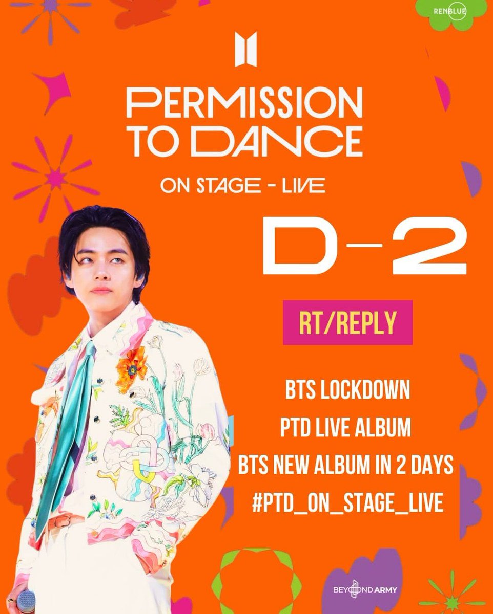 btschartsxdaily's tweet photo. D-2 #PTD_ON_THE_STAGE_LIVE 

🚨 RT AND REPLY 🚨

BTS LOCKDOWN 
PTD LIVE ALBUM
BTS NEW ALBUM IN 2 DAYS 
#PTD_ON_THE_STAGE_LIVE https://t.co/2QSb2fNJFd