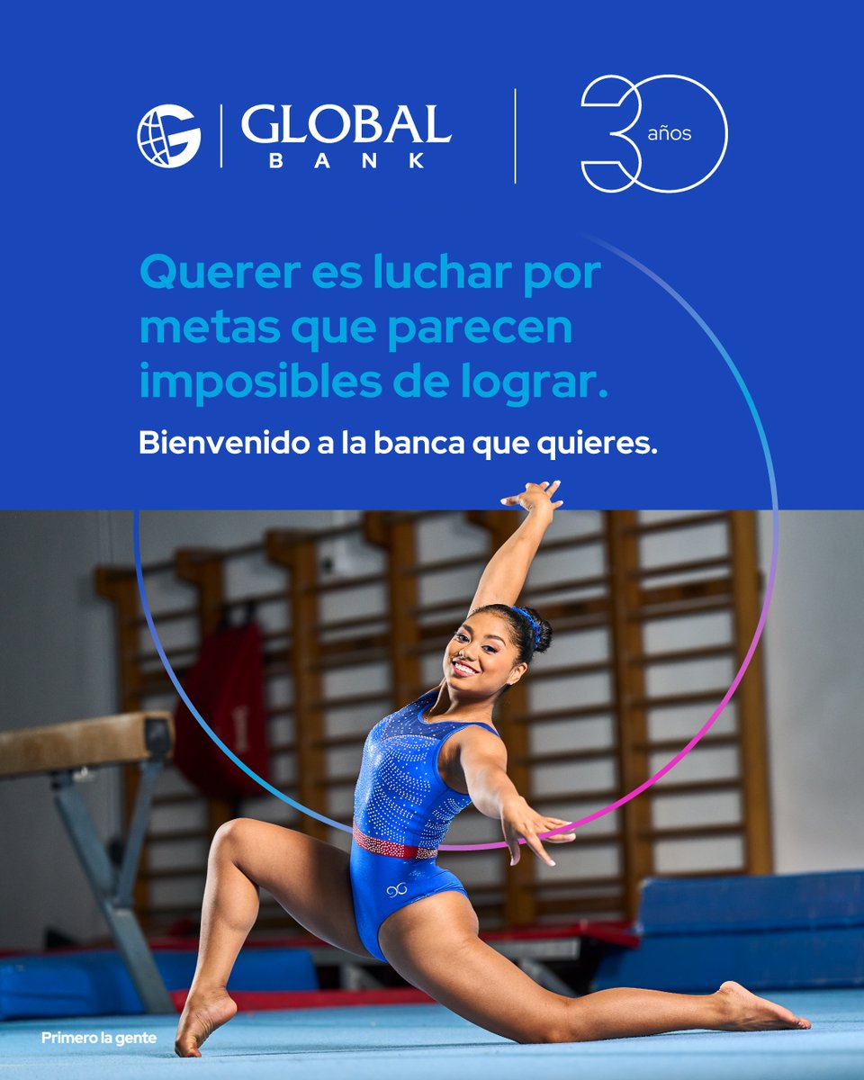 Cuando luchas por lo que quieres, nada es imposible. ¡Sigue adelante junto a la banca que quieres!💙 

#GlobalBank #PrimeroLaGente