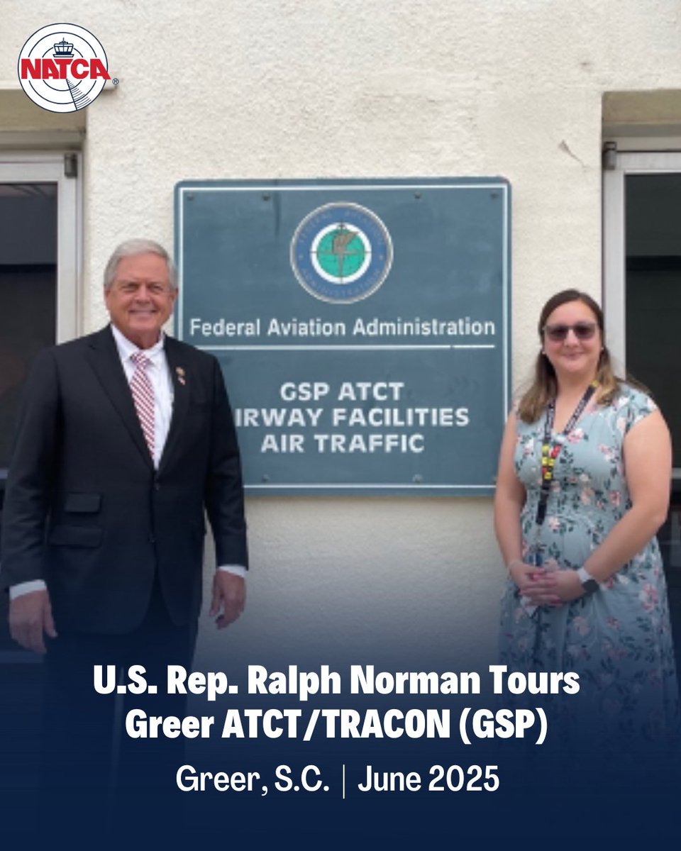 NATCA (@natca) on Twitter photo U.S. <a href="/RepRalphNorman/">Rep. Ralph Norman</a> recently toured Greer ATCT/TRACON, gaining an understanding of how that facility differs from Charlotte ATCT/TRACON. NATCA members provided Rep. Norman insight into the importance ATCs play in maintaining air travel safety. ow.ly/TABW50Wq1N7 U.S. <a href="/RepRalphNorman/">Rep. Ralph Norman</a> recently toured Greer ATCT/TRACON, gaining an understanding of how that facility differs from Charlotte ATCT/TRACON. NATCA members provided Rep. Norman insight into the importance ATCs play in maintaining air travel safety. ow.ly/TABW50Wq1N7