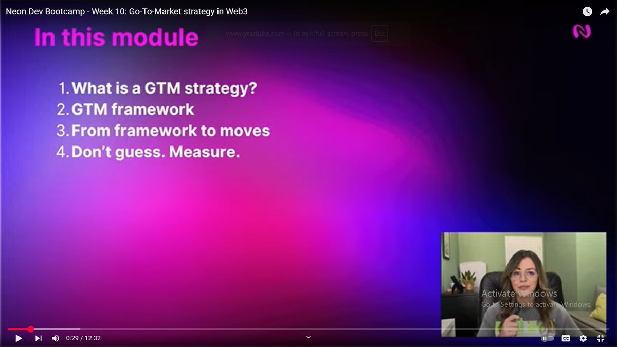 Starting the GTM strategy video now.. Let's see what is in for me..