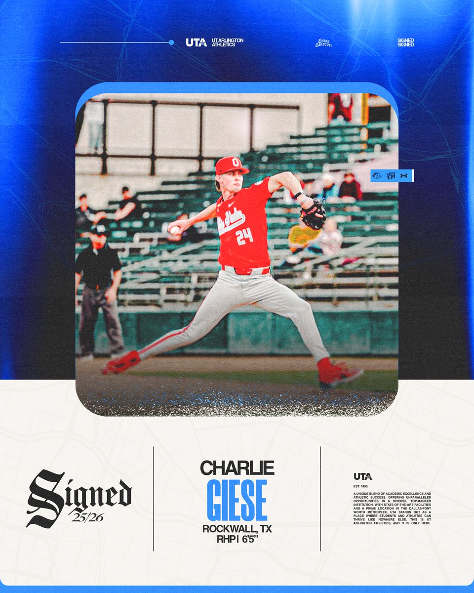 WELCOME BACK TO TEXAS <a href="/giese_charlie/">Charlie Giese</a> 🫡

We’re excited to have you 🤝

#BuckEm🐎