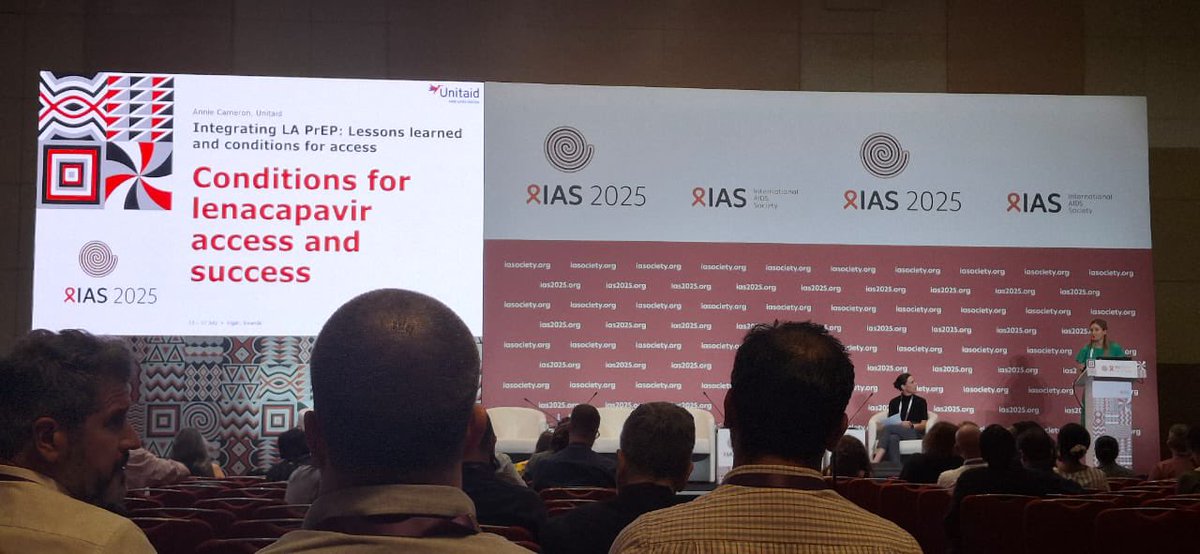 Dareforprogress's tweet image. Happening right now at #IAS2025, Satellite symposium on 'Integrating LA PrEP: Lessons learned and conditions for access with Unitaid,WHO,Wits RHI and FioCruzz
@iasociety