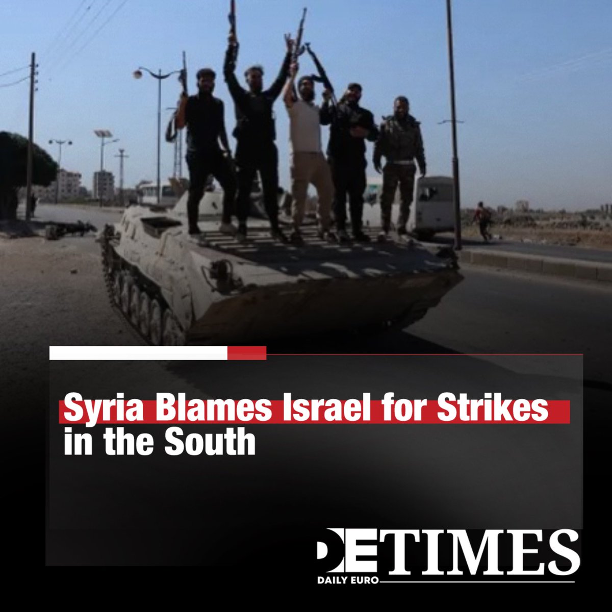 Damascus Holds Israel Fully Responsible for Attacks and Consequences

Syria’s foreign ministry said on Tuesday that Israel bears full responsibility for the latest attacks in southern Syria and their consequences.

The statement affirmed #Syria’s commitment to protecting all its