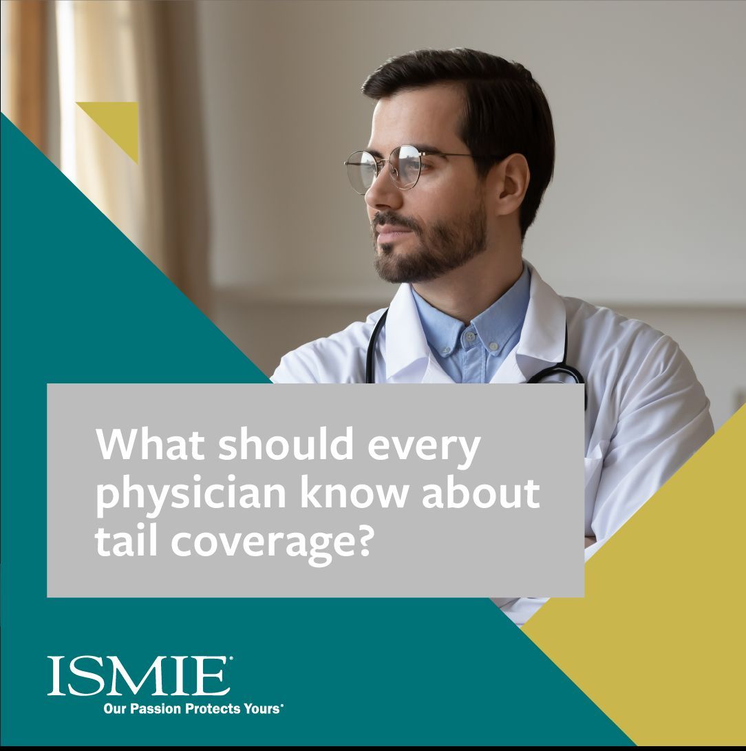 ISMIEMutual's tweet image. Before a physician retires, what are the top three things they should know when considering #tailcoverage?

1. Meeting the vesting timeline.
2. How the limits of liability are applied.
3. Financial stability of the carrier.

Learn more: buff.ly/P0dysTB