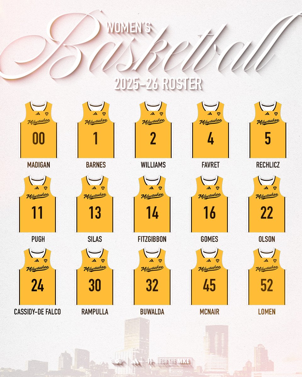 Just Dropping in with those Jersey Numbers 🫳#️⃣

#ForTheMKE | #MKEBasketball