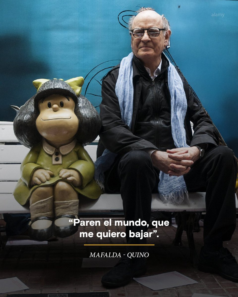 #HoyEnLaHistoria En 1932, nacía Quino, creador de Mafalda y referente del humor gráfico en el mundo hispano.