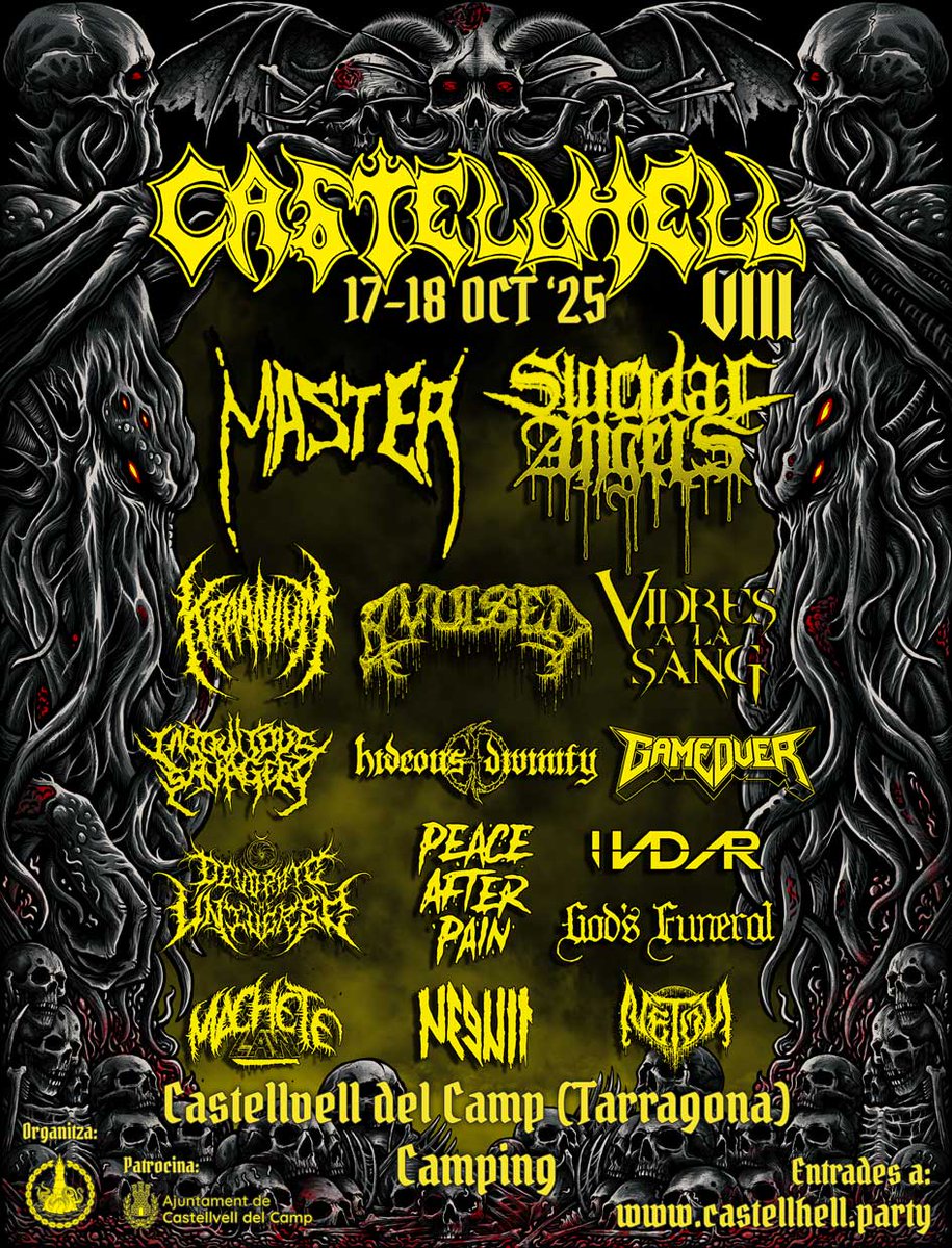 Castellhell's tweet image. 🔥 JA ÉS AQUÍ 🔥 Edició 2025 més forta que mai.

Tota la info 👇🏻

castellhell.party/news