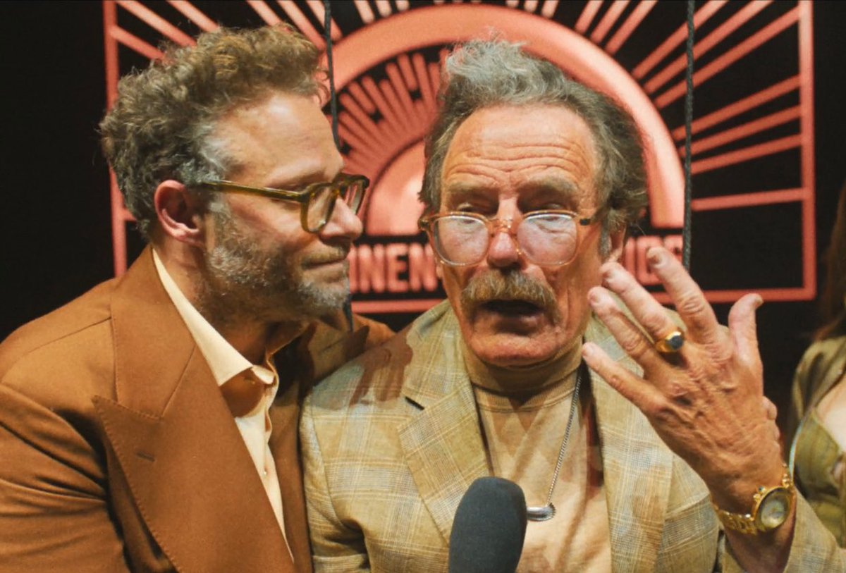 DiscussingFilm's tweet image. Every acting nomination for ‘THE STUDIO’ at the Emmys:

• Seth Rogen
• Ike Barinholtz
• Martin Scorsese
• Bryan Cranston
• Kathryn Hahn
• Catherine O’Hara
• Dave Franco
• Ron Howard
• Anthony Mackie
• Zoë Kravitz

See the full nominees list: bit.ly/EmmyNoms25